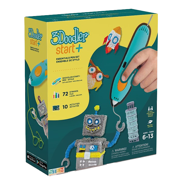 3Doodler Start är säker och enkel att använda – perfekt för unga kreatörer som vill se sina idéer ta form i 3D